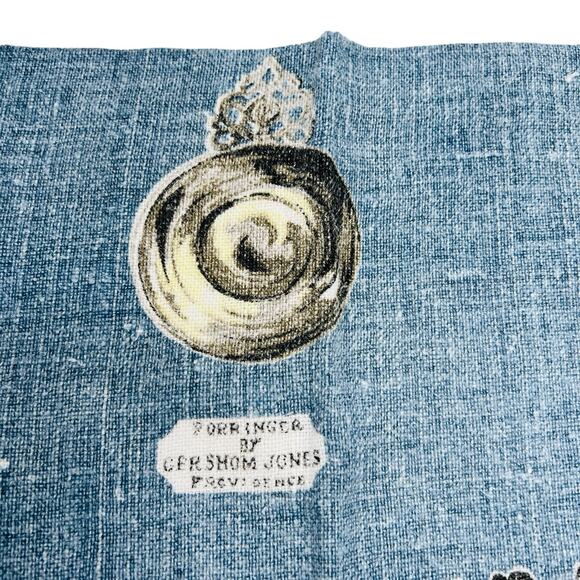 Kay Dee VTG 1950s MCM Hand Printed Linen Tea Towel Set American Pewter Kitchen - Picture 11 of 16